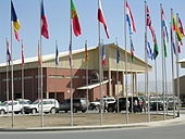 Vojenský terminál NATO na mezinárodním letišti v Kábulu