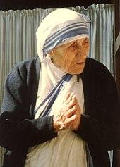 Moeder Teresa van Calcutta stond bekend om haar christelijke vriendelijkheid.