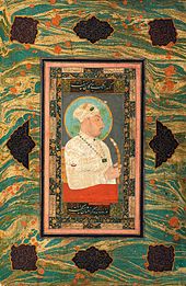 Muhammad Shah (r. 1719-1748), miniature, c. 1720-1730