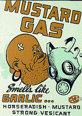 Plakat identyfikacyjny gazu armii amerykańskiej z okresu II wojny światowej
