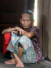 Penan woman in Sarawak