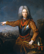 Jacob van Schuppen: Prince Eugene of Savoy, oil on canvas, 1718. The painting hangs in the Vienna Belvedere on permanent loan from the Rijksmuseum Amsterdam.