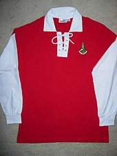 Replica shirt from Stade de Reims' heyday - in fact, Stade competed without a logo on their chest.