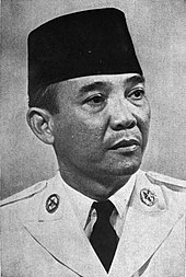 Sukarno, der Gründungspräsident Indonesiens