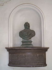 Bust of the Swedish King Gustav II Adolf in the Stralsund town hall