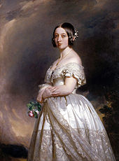 Uma jovem Rainha Victoria