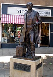 James Walter Butler: Thomas Cook Statue, Leicester, 1993