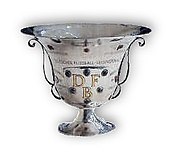 Trophy at the first cup victory ("Goldfasanen-Pokal")
