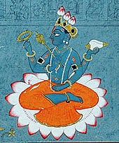 Vishnu (miniature from 1730)
