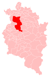 The municipal area of Dornbirn in Vorarlberg with all neighbouring municipalities