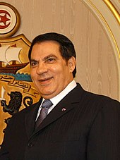Zine el-Abidine Ben Ali, President of Tunisia 1987 to 2011