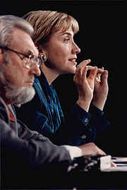 Koop con Hillary Clinton, novembre 1993