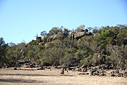 Lokasi perampokan di Eugowra Rocks