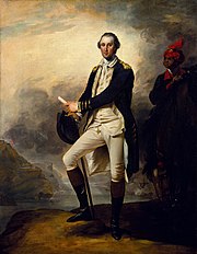 Retrato de George Washington e um de seus escravos