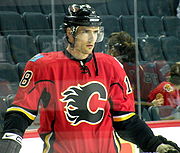 Matthew Lombardi var medlem i Flames sedan han debuterade i NHL 2003 tills han byttes till Phoenix 2009.  