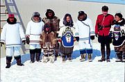 Uroczystości inauguracyjne dla Nunavut 1 kwietnia 1999 roku.