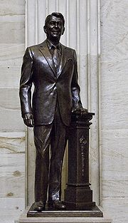 Een standbeeld van Reagan in de Nationale Beeldenzaal Collectie