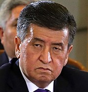 На 15 октомври, след седмици на протести в Киргизстан, президентът Сооронбай Джинбеков подава оставка.  