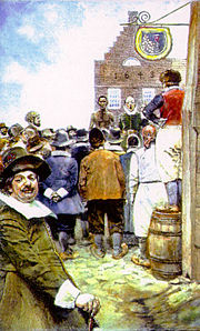 De eerste slavenveiling in Nieuw Amsterdam in 1655  