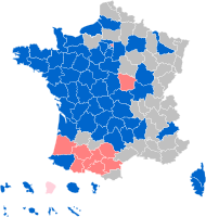Resultados da primeira rodada por departamento      Jacques Chirac Jean-Marie Le Pen Lionel Jospin Christiane Taubira