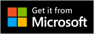 Få det fra Microsoft badge  