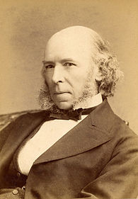 Herbert Spencer opfandt udtrykket "survival of the fittest" (den stærkeste overlever).  