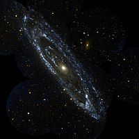 La galaxie d'Andromède ou NGC 224 est une galaxie de la constellation d'Andromède. C'est l'une des galaxies les plus visibles, les plus connues et les plus brillantes.