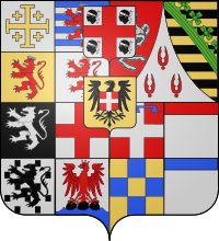 De wapens van het koninkrijk toen het werd geregeerd door de Savoyes.