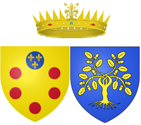 Wapen van Rovere als Groothertogin van Toscane