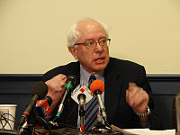 Sanders kort na zijn verkiezing tot senator, 2006