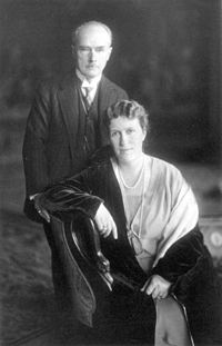 Bertha ja Gustav Krupp von Bohlen und Halbach, 1927.  