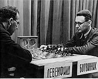 Levenfish (esquerda) vs. Botvinnik, 1937 match