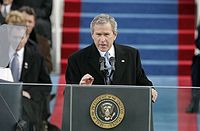 De tweede inauguratie van George W. Bush, januari 2005