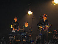 Coldplay, live in Barcelona in 2005.