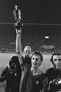 Cruyff in the jersey of FC Barcelona (1975)