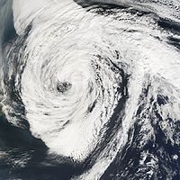 Mimotropická búrka Florence 14. septembra.