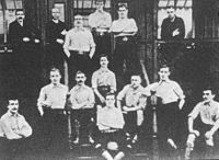 1891年にリーグ優勝したEvertonチーム