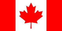 La bandera de la hoja de arce de Canadá
