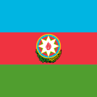 Azerbajdzjans presidentens flagga