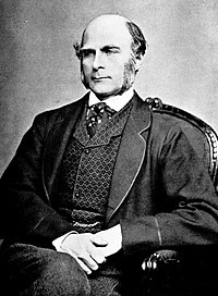 Sir Francis Galton pada awalnya mengembangkan gagasan eugenika menggunakan statistik sosial.