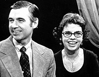 ロジャースと妻のジョアン（1975年