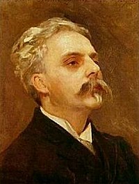 Portret in olieverf van Gabriel Fauré door John Singer Sargent, rond 1889 (Parijse Muziekmuseum)
