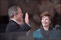 A primeira inauguração de George W. Bush, janeiro de 2001