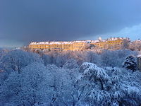 La vieille ville de Genève en hiver