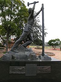 Monument for minearbejdere, der har mistet livet, Gunnedah, NSW