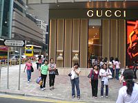 中国香港的Gucci店