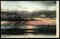 Képeslap a Hilo-öbölről, 1908