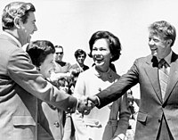Governatore Carter con il governatore della Florida Reubin Askew, 1971