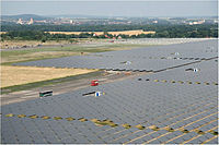 El parque solar de Waldpolenz en 2008  