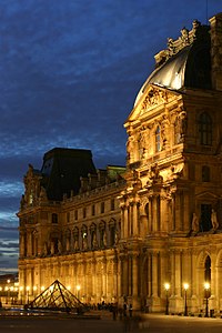 O palácio do Louvre (ala do Richelieu)